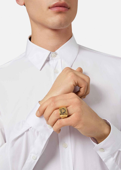 VERSACE Round Enamel Medusa Ring outlook