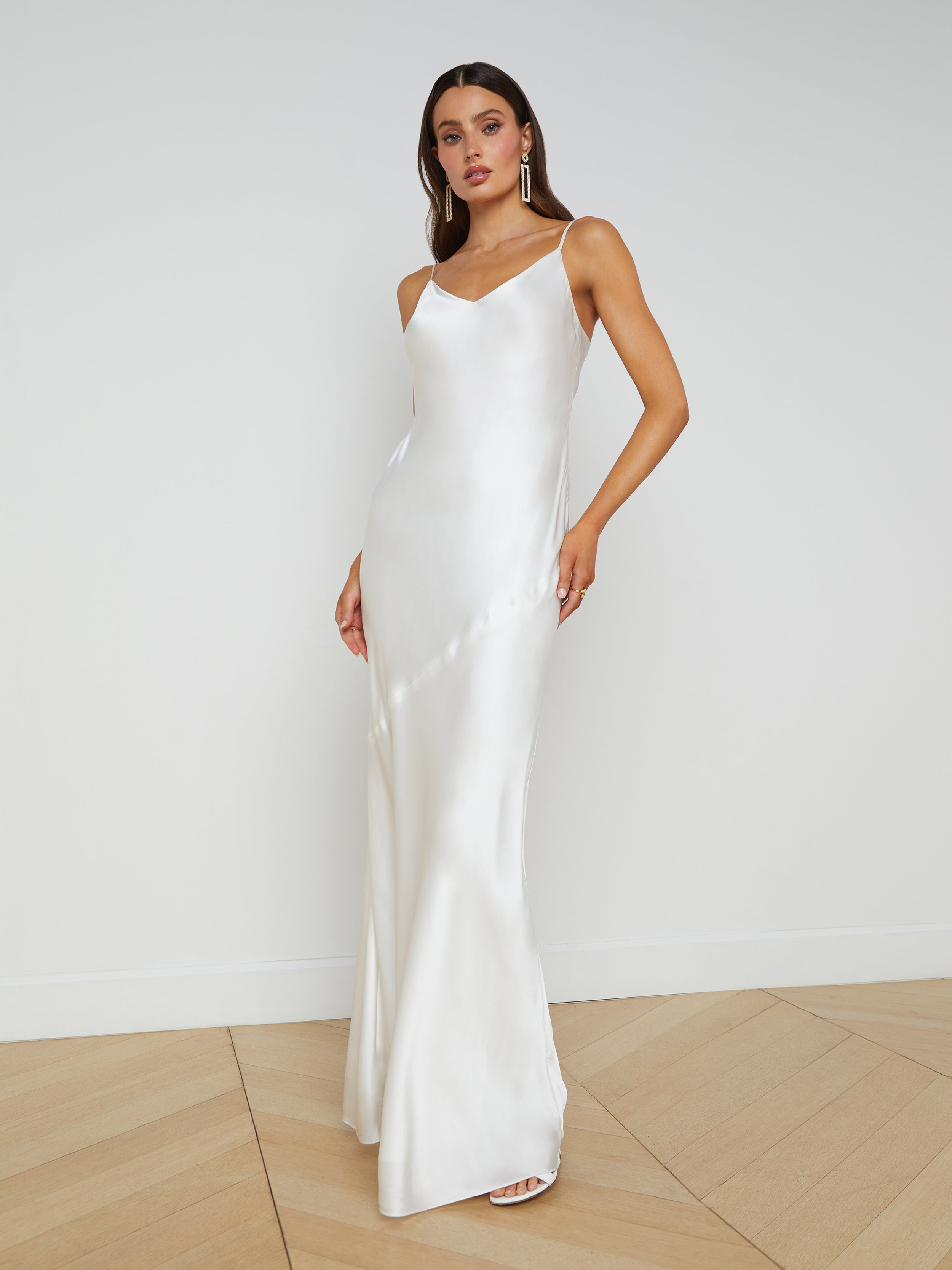 Serita Silk Slip Dress - 2