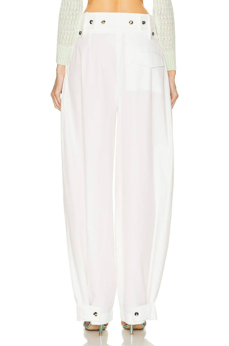 Pleated Wide Leg Trouser - 3
