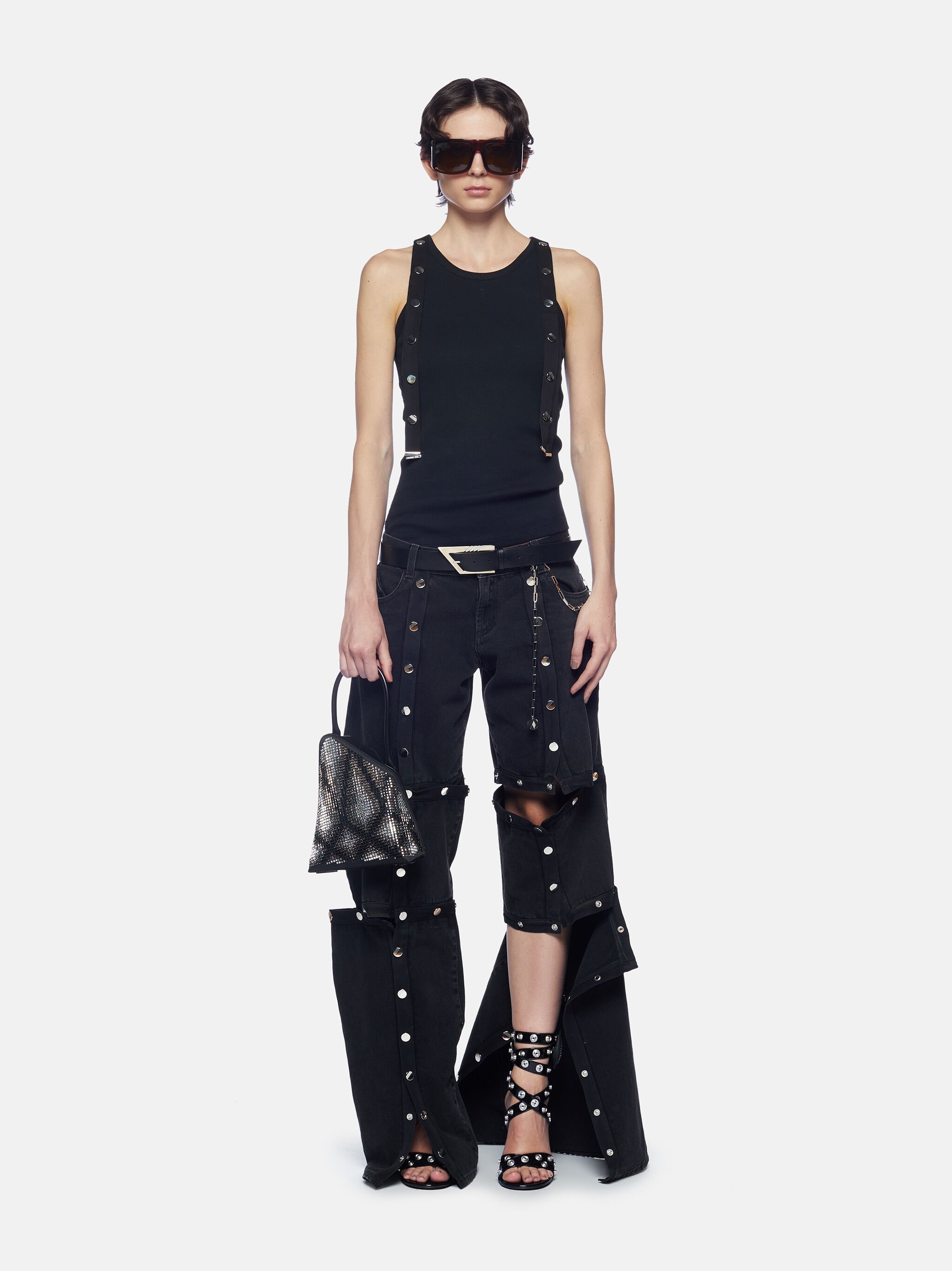 BLACK LONG PANTS - 2