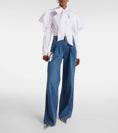 VERONICA BEARD Mia mid-rise wide-leg jeans outlook