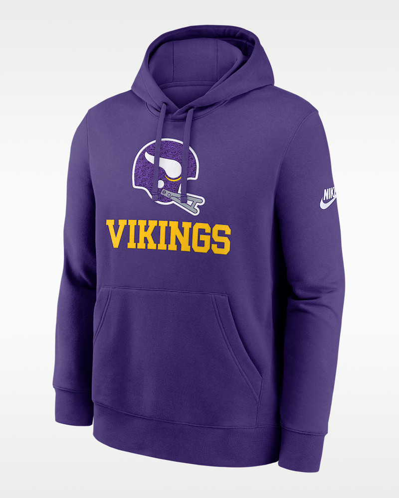 Minnesota Vikings Best Season Rewind Club Men's Nike NFL Pullover Hoodie 1