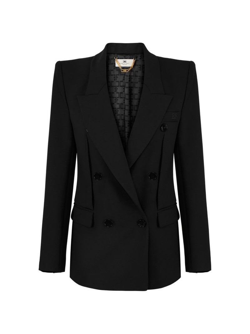 double-breasted peak-lapels blazer 1