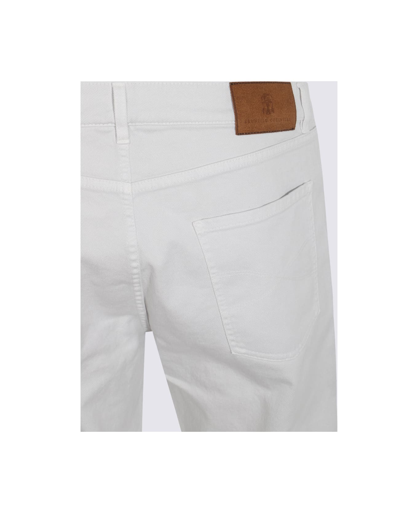 White Cotton Pants - 4