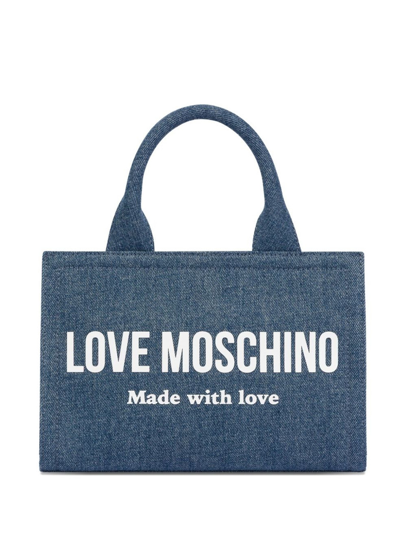 logo-detail tote bag 1