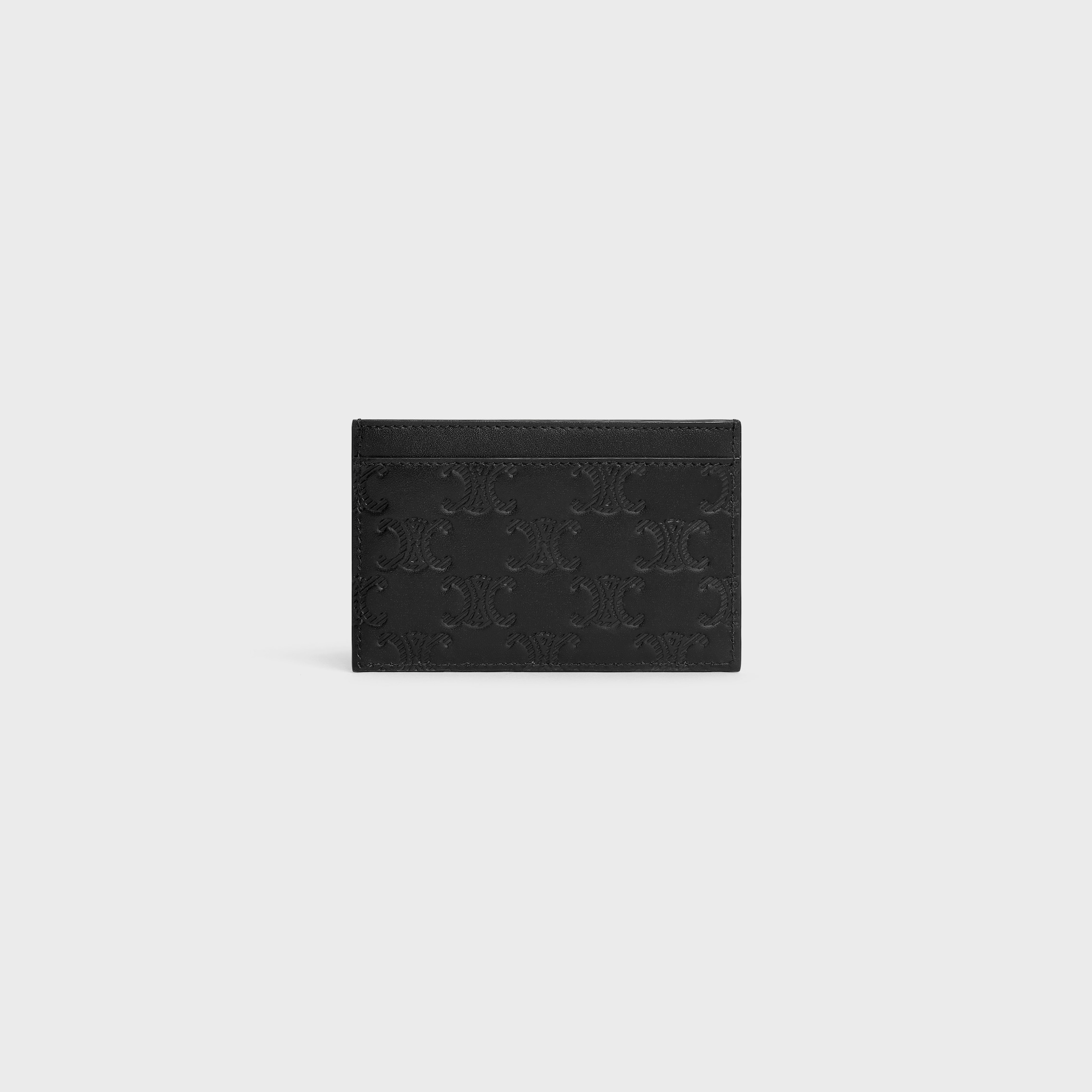 Card holder in Calfskin with triomphe embossed - 3