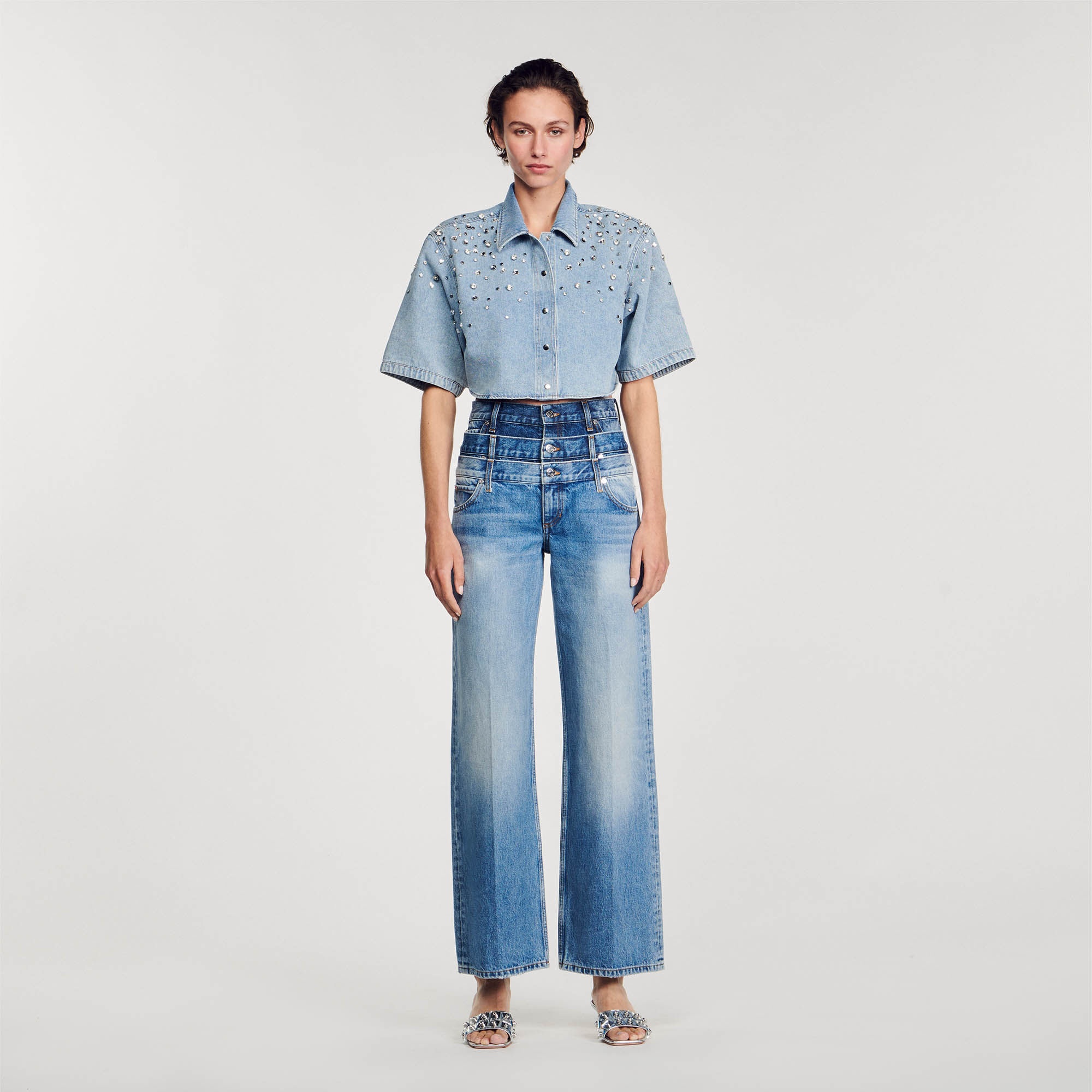 TRIPLE WAISTBAND JEANS - 3
