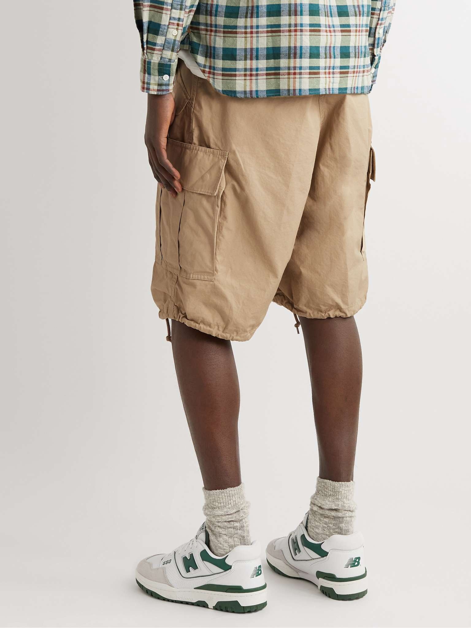 Straight-Leg Cotton-Ripstop Cargo Shorts - 4