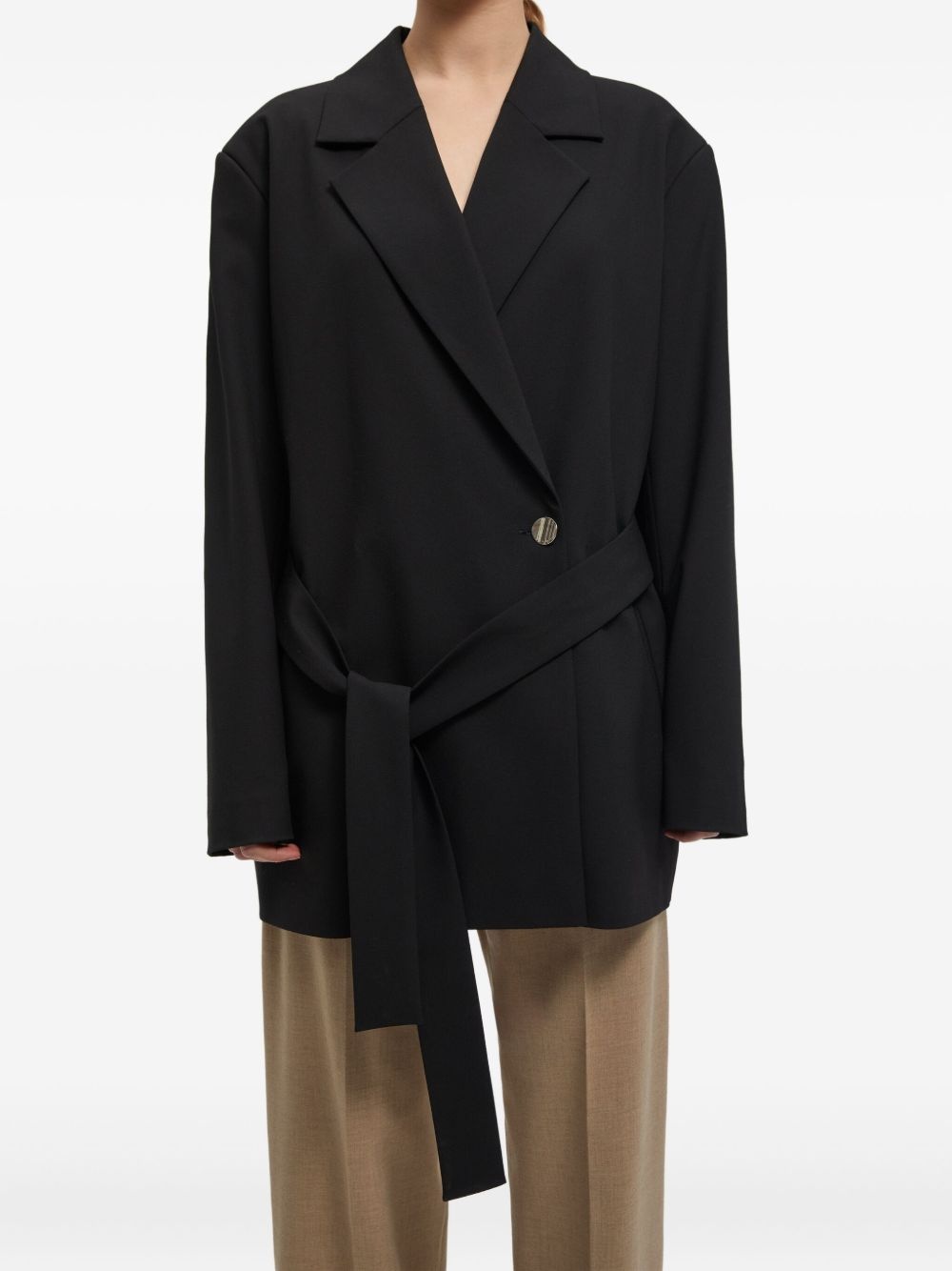 single-breasted blazer - 4