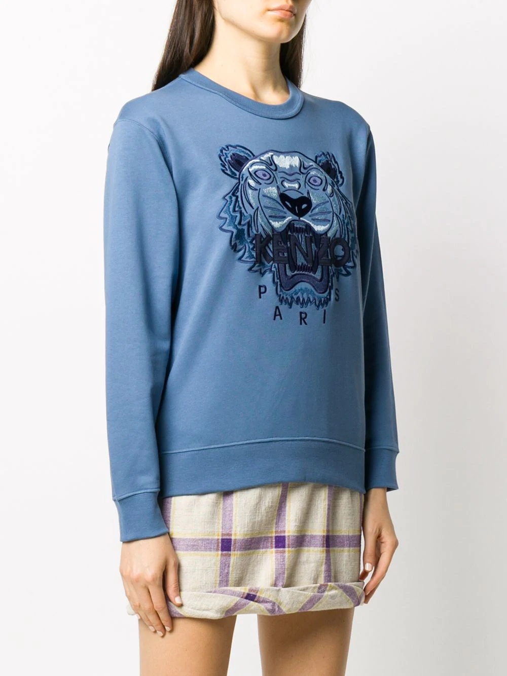 tiger-motif sweatshirt - 3