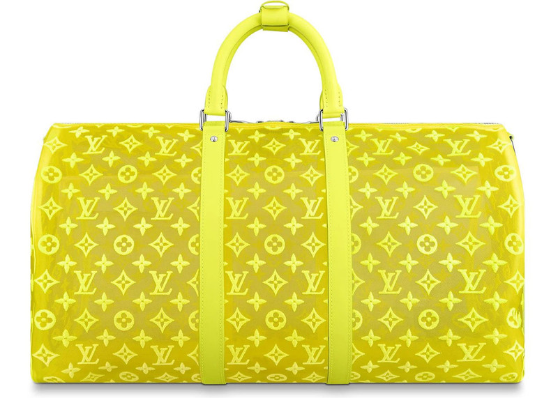 Louis Vuitton Louis Vuitton Keepall Bandouliere Monogram Mesh 50 Yellow outlook