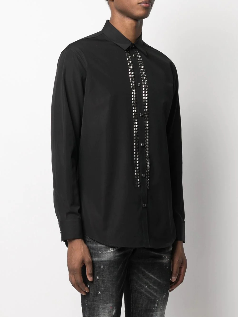 pyramid stud-embellished shirt - 3