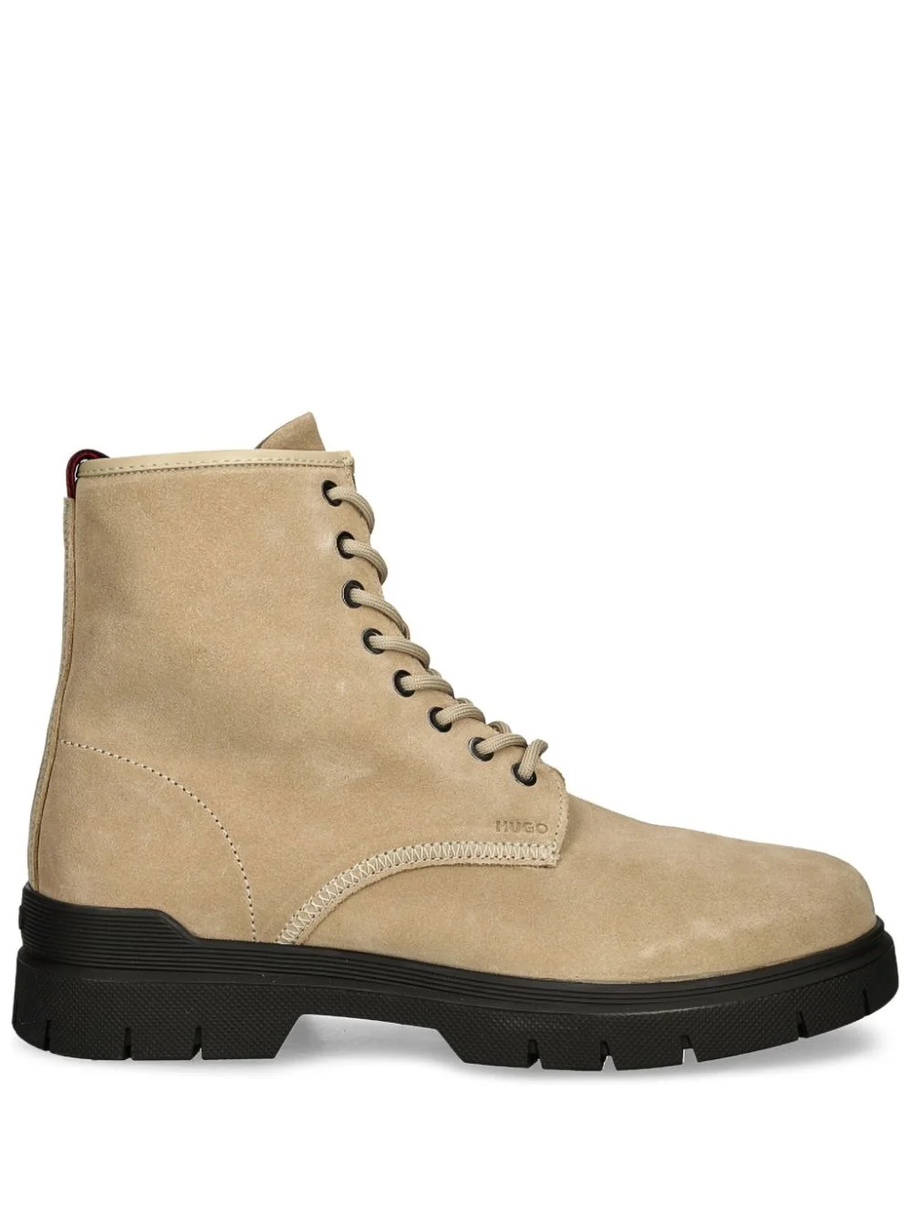 logo-embossed boots - 1