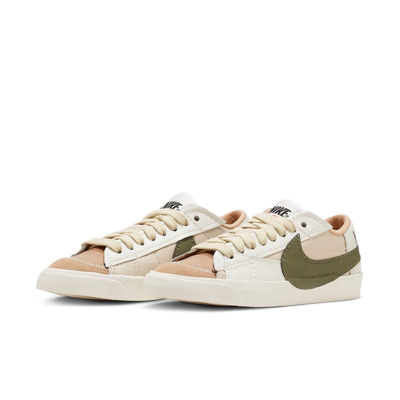 (WMNS) Nike Blazer Low '77 Jumbo 'Sand Drift Medium Olive' DQ1470-105 - 3