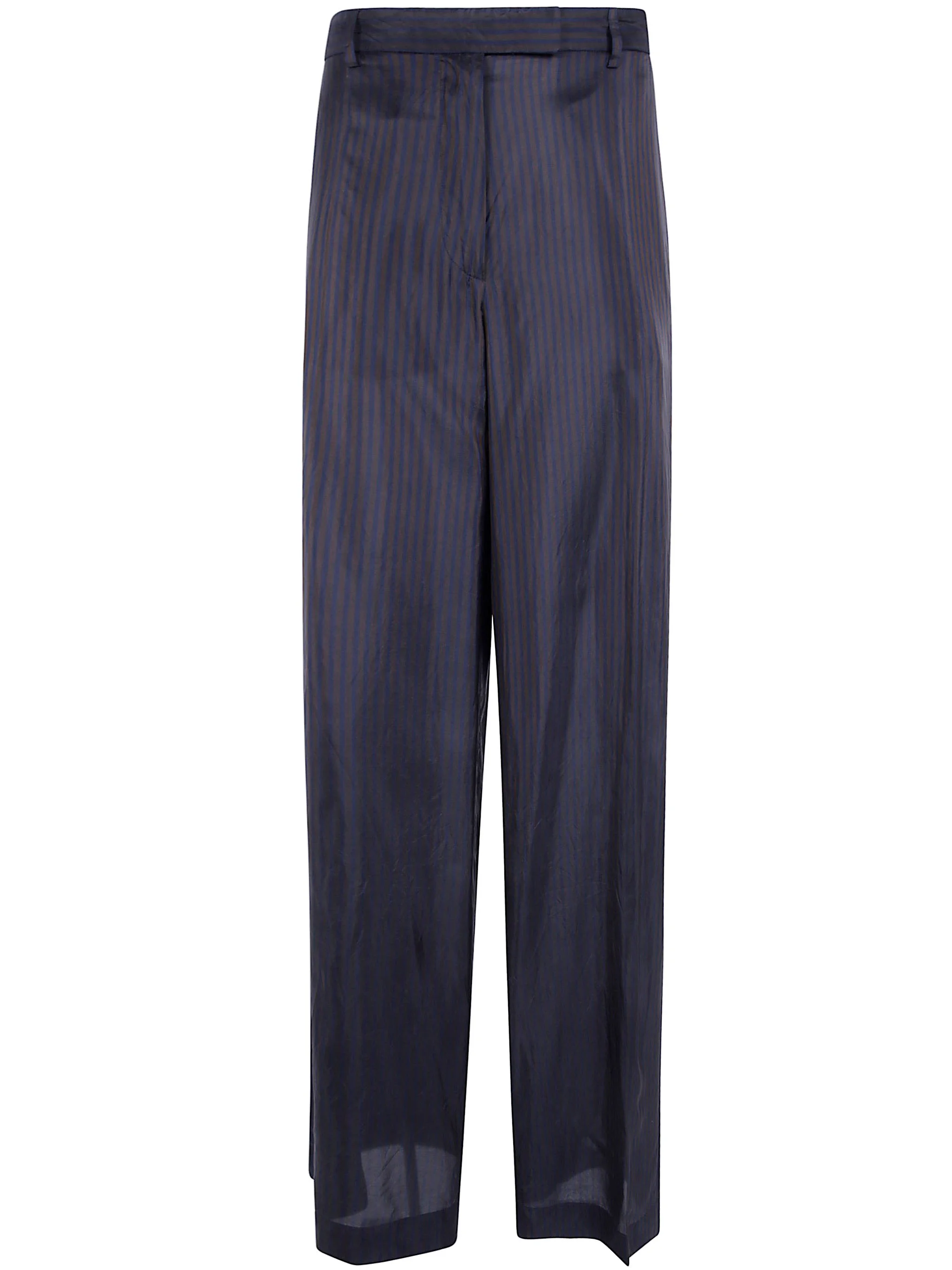 Pants Cupro Dark Brown "Penn" - 1