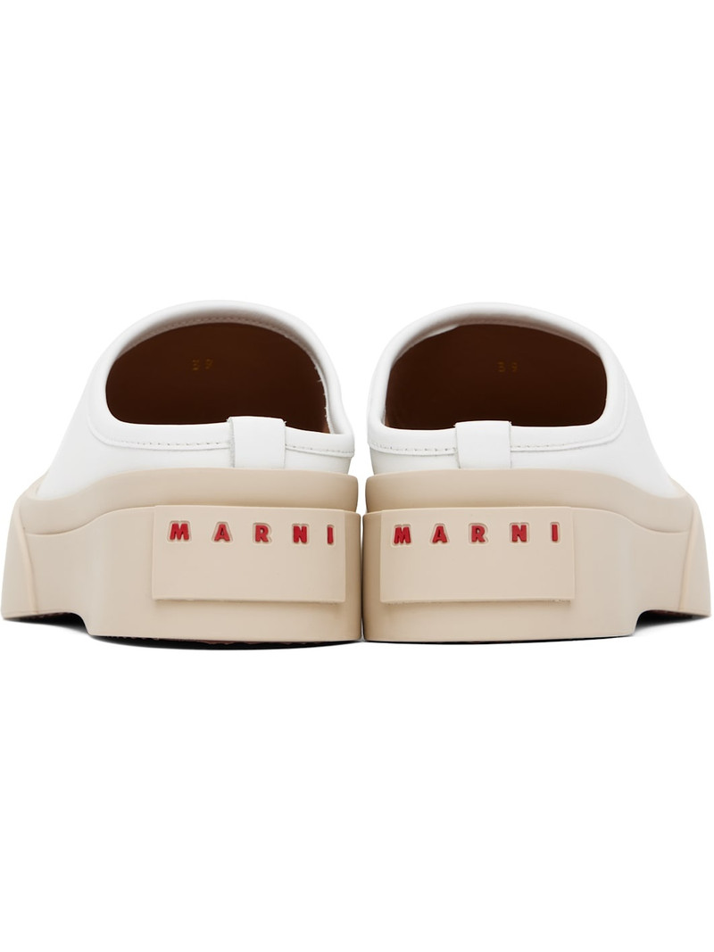 White Pablo Sabot Slip-on Loafers 2
