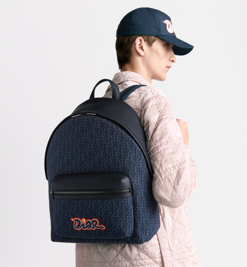 Dior DIOR AND KAWS Rider 2.0 Zipped Backpack outlook