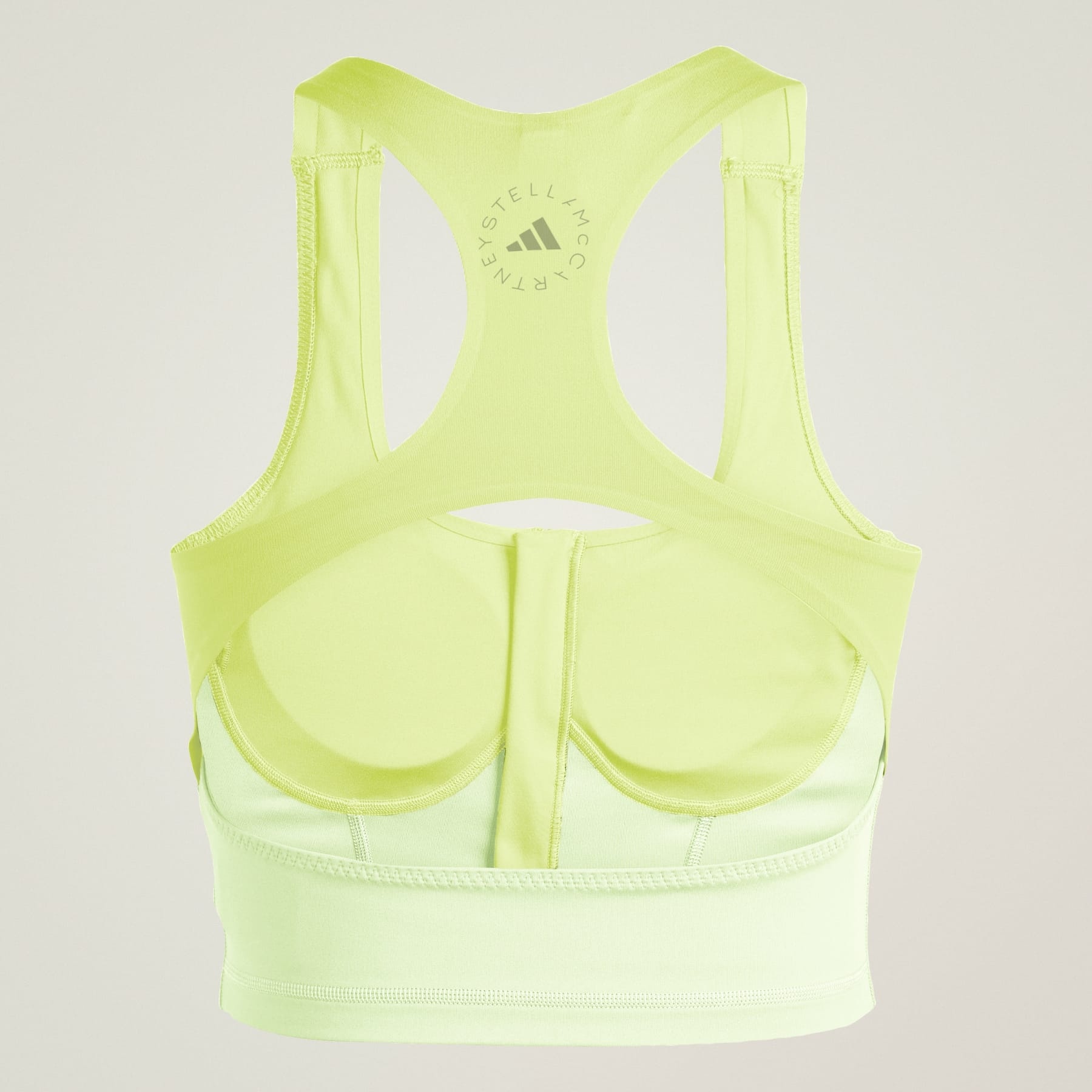 adidas by Stella McCartney Two-Tone Zipped Crop Top - 2