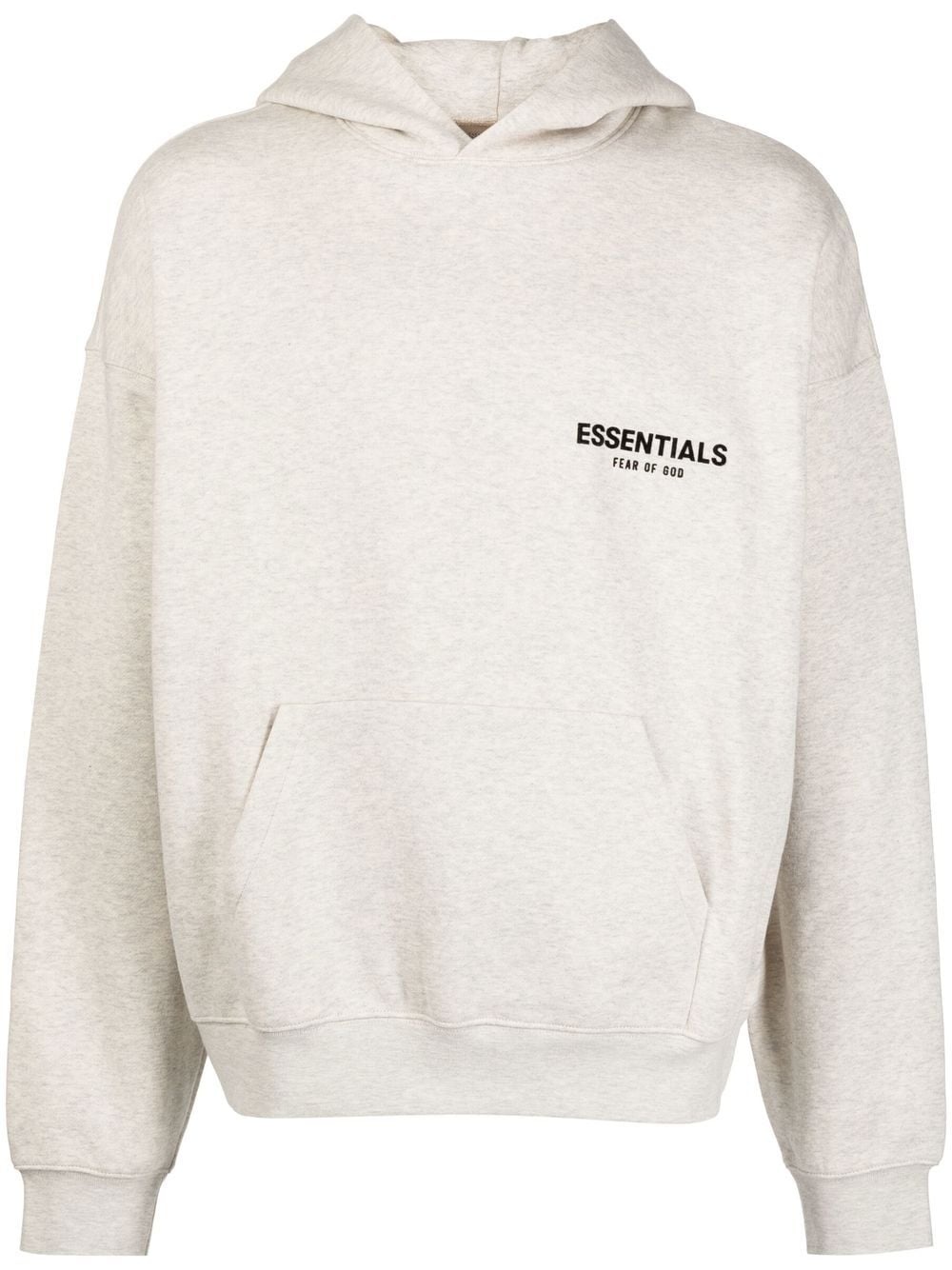 logo-print cotton-blend hoodie - 1