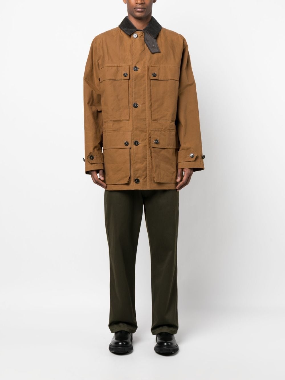 Country waxed cotton raincoat - 2