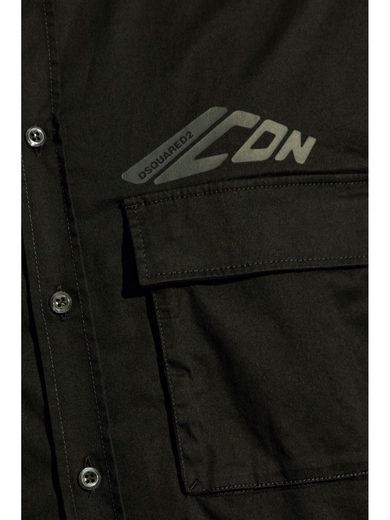 Iconic logo-print shirt 5
