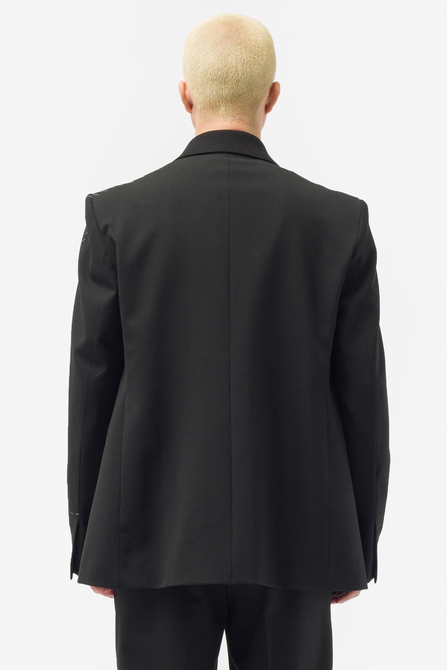 PETER DO Tuxedo Boyfriend Blazer in Black | notreshop | REVERSIBLE