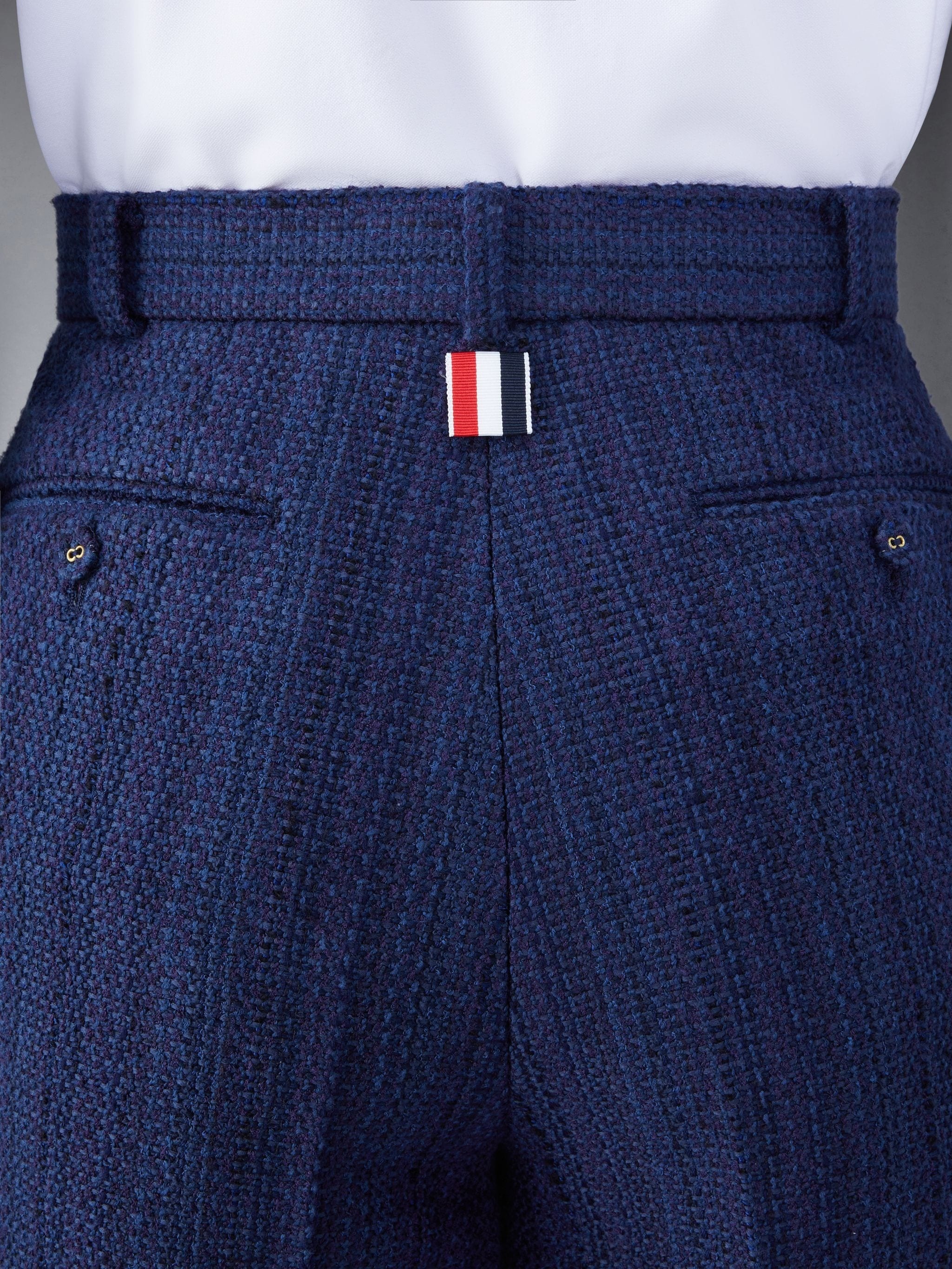 4 Bar-stripe tweed shorts - 6