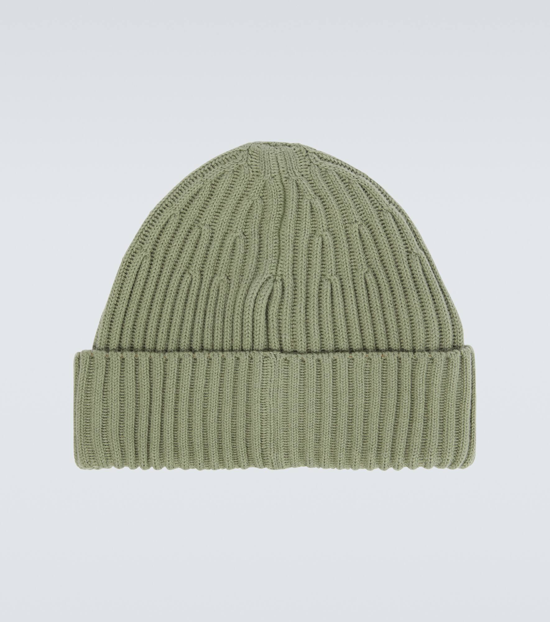 Compass ribbed-knit virgin wool beanie - 2