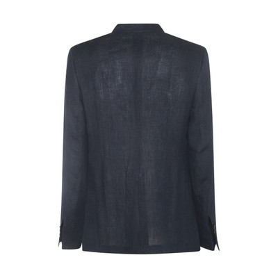 Dolce & Gabbana navy blue linen blazer outlook