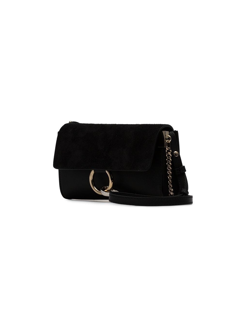 Black Faye Wallet on Strap - 4