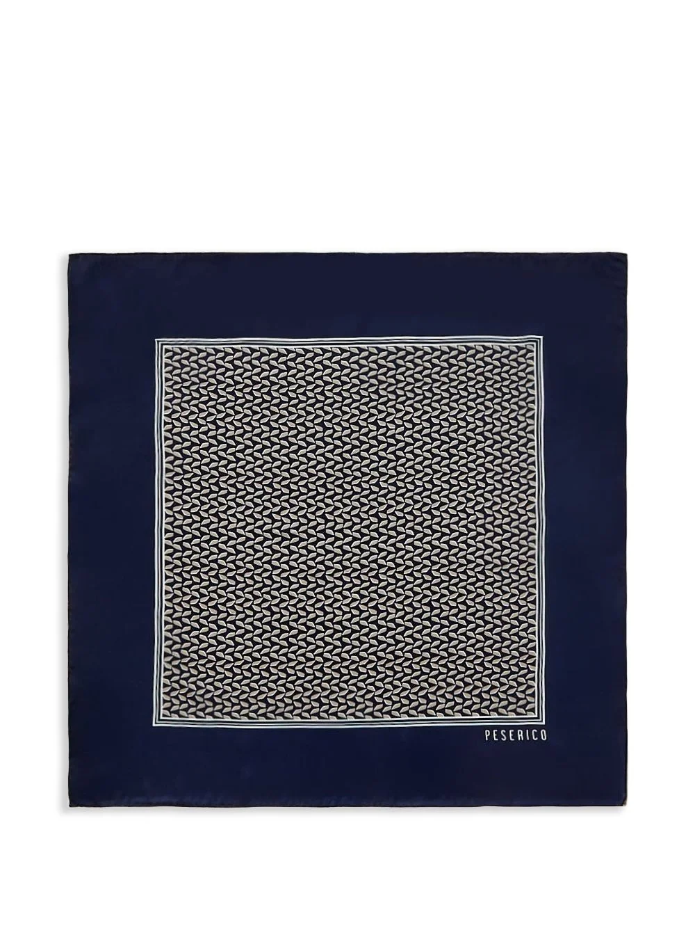 geometric-pattern scarf - 1