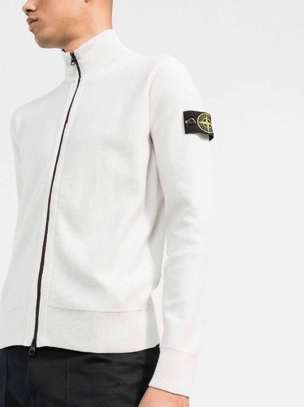 Compass zip-front sweatshirt - 3