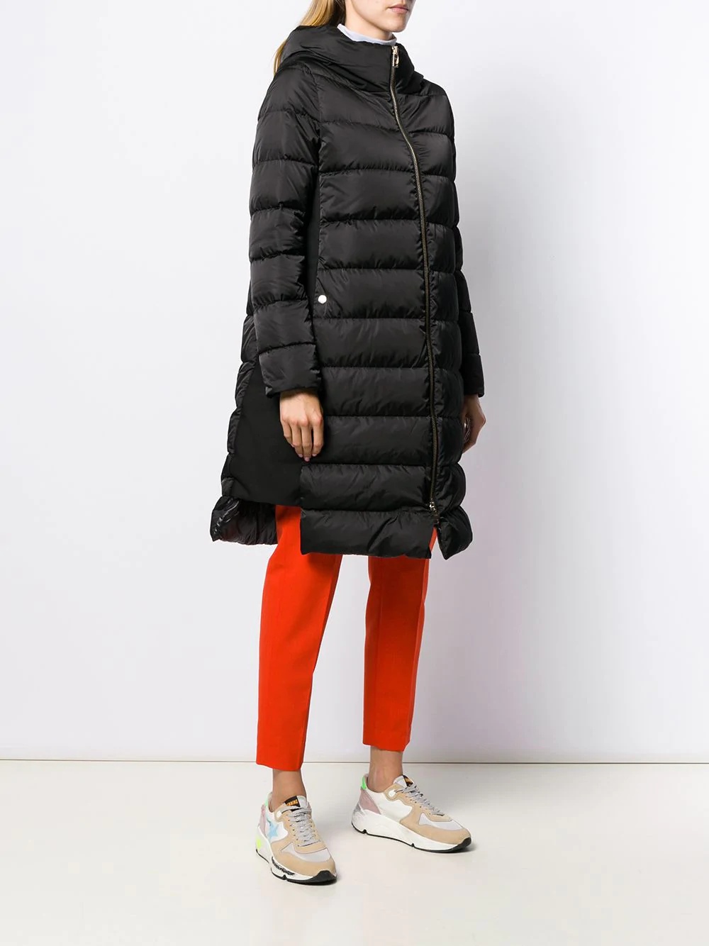 padded hooded coat - 3