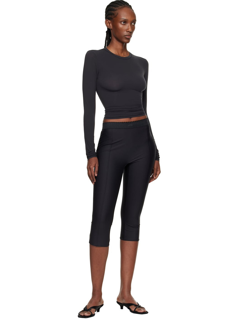 SKIMS Black SKIMS Body High-Waisted Capri Leggings outlook