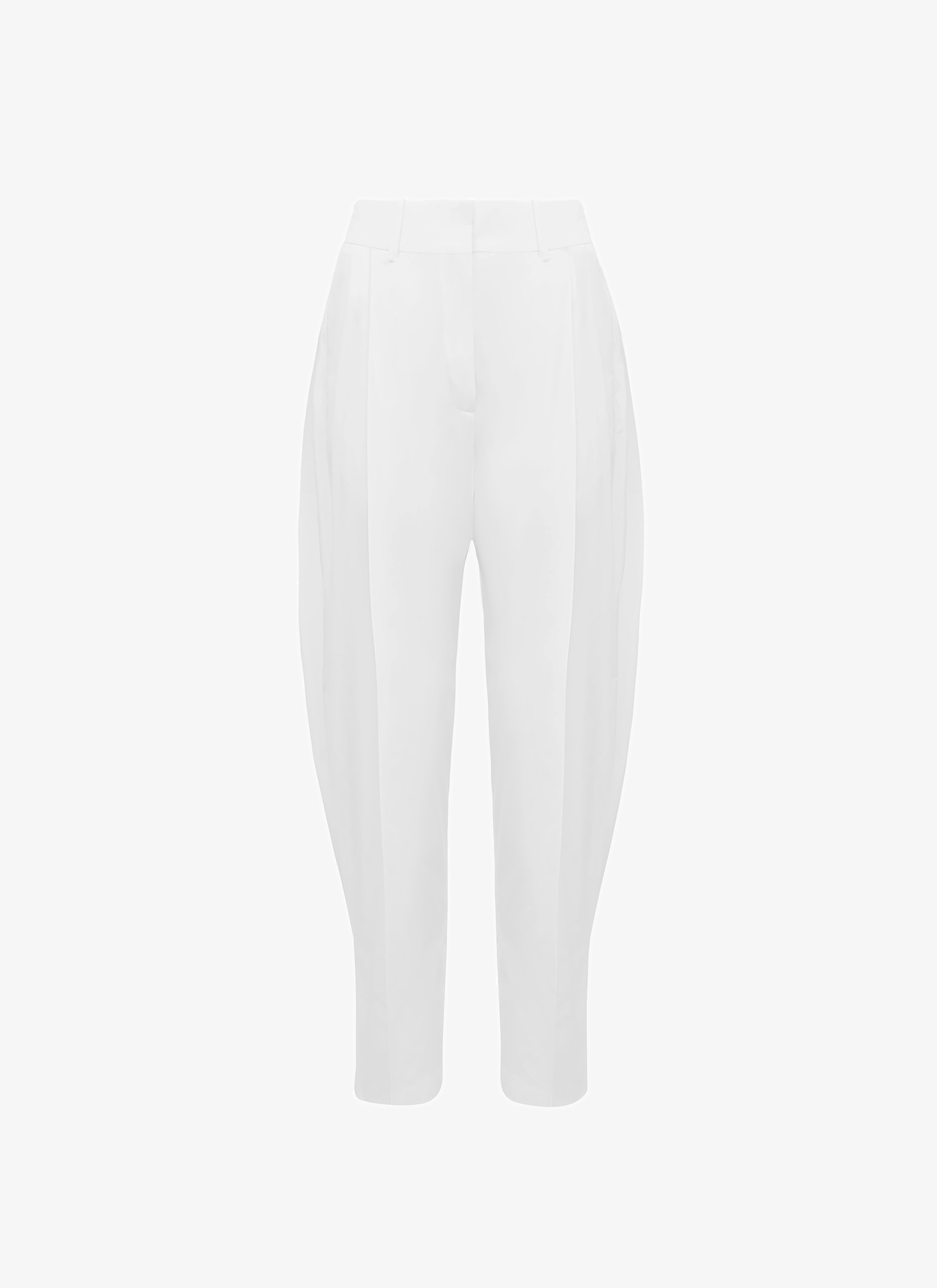 LOOSE POPLIN TROUSERS - 1