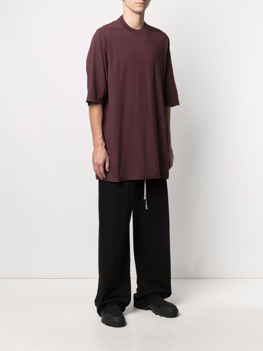 longline cotton T-shirt - 3