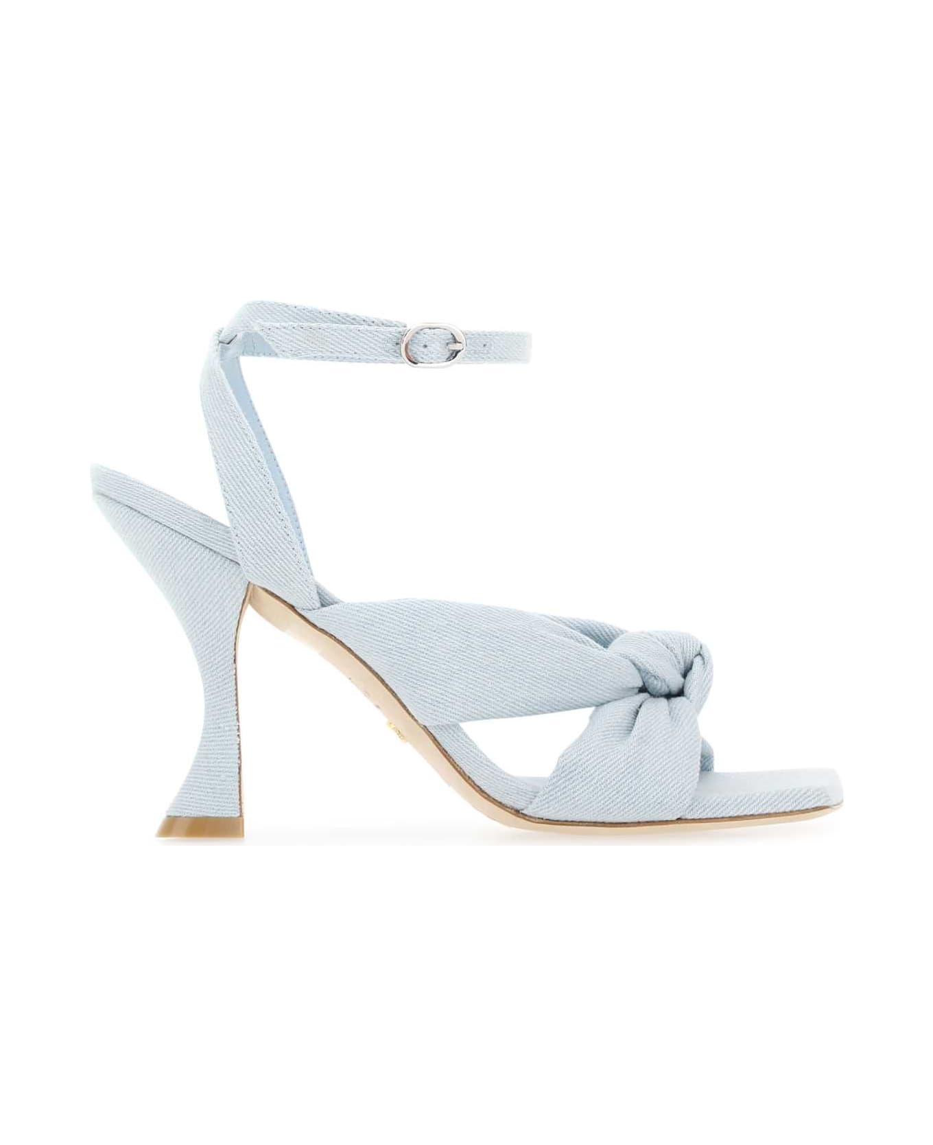 Light-blue Denim Playa Sandals - 1
