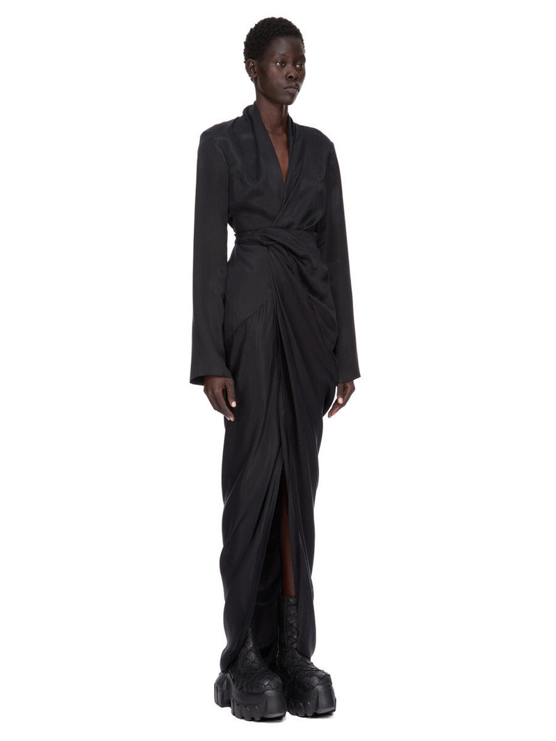 draped wrap dress 2