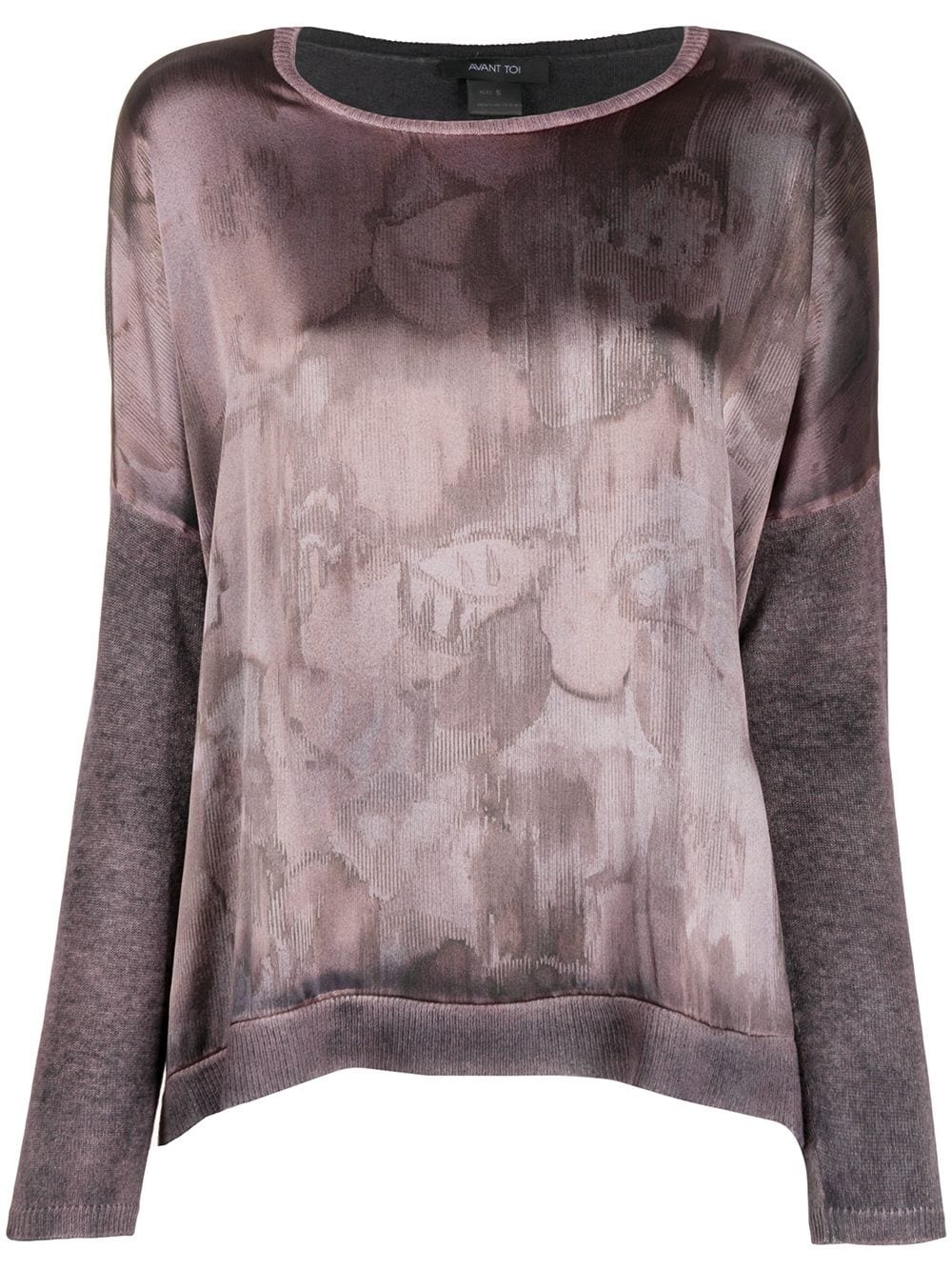 abstract print jumper - 1