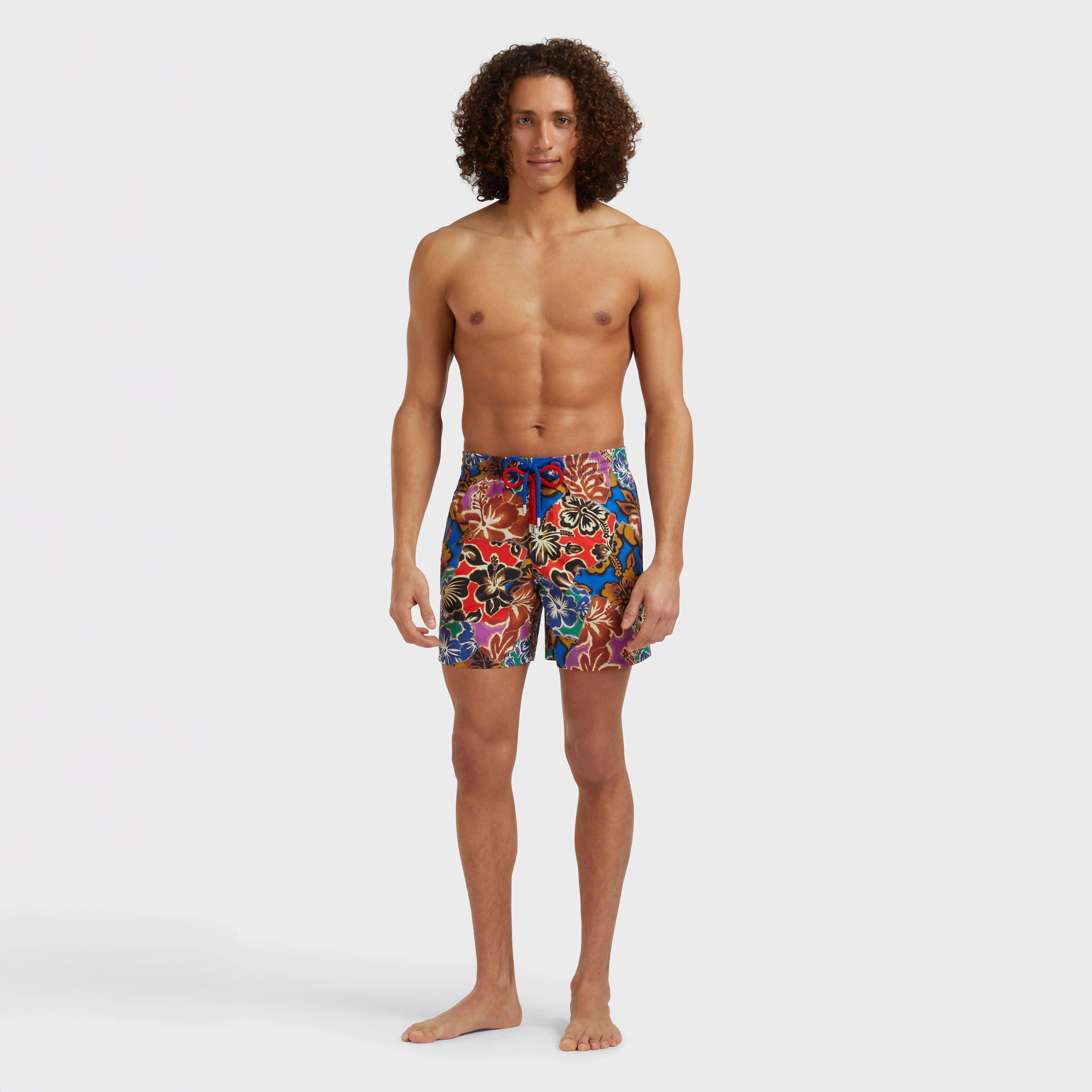 Men Swim Trunks Hawain Patchwork - VBQ x Palm Angels - 3