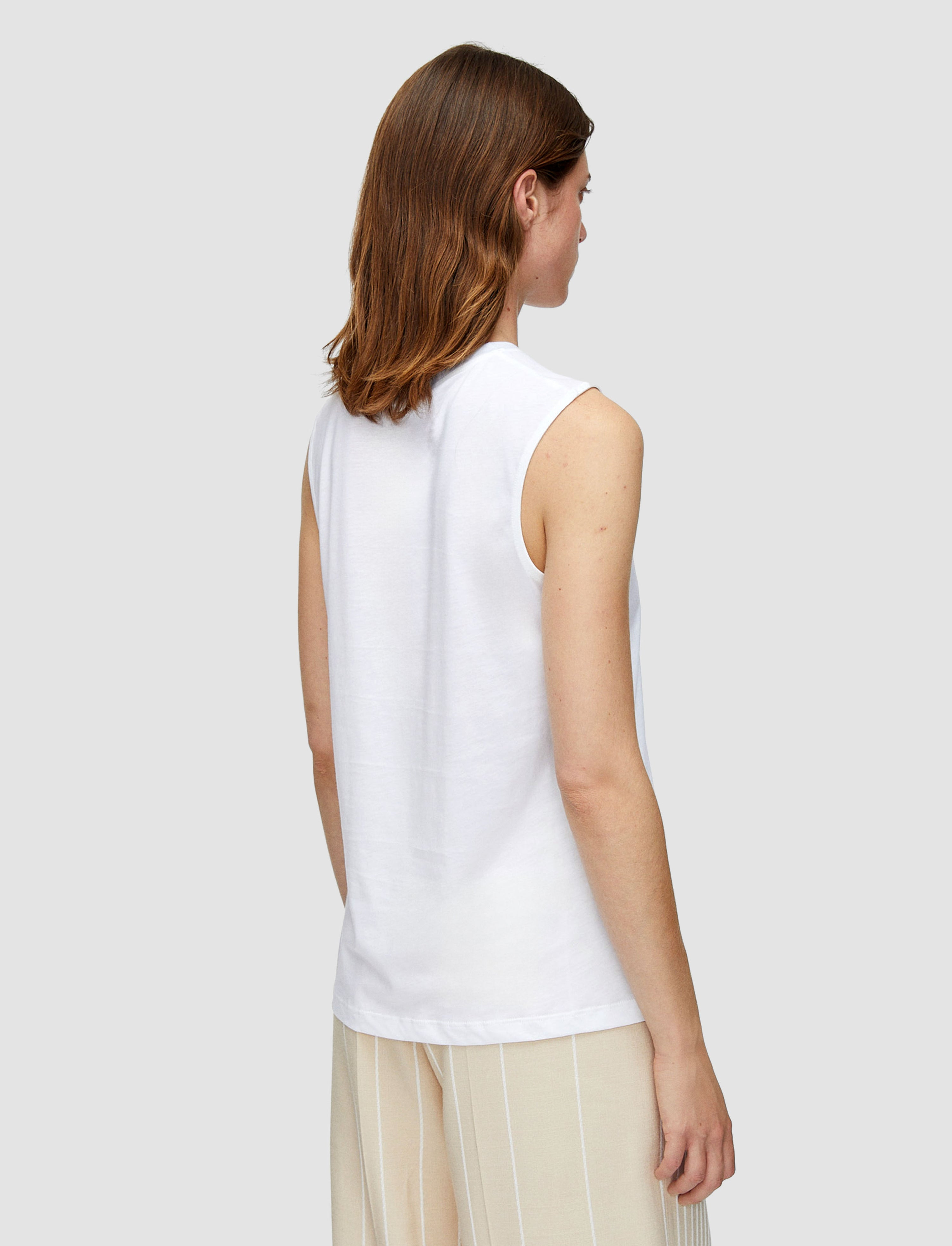 Cotton Silk Jersey Tank Top - 3