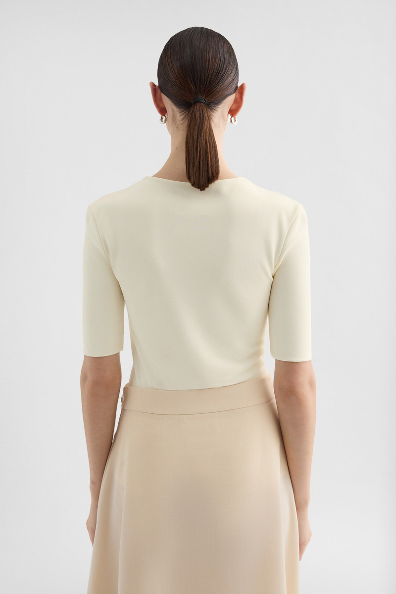 Fluid Viscose Crew-Neck Top 5