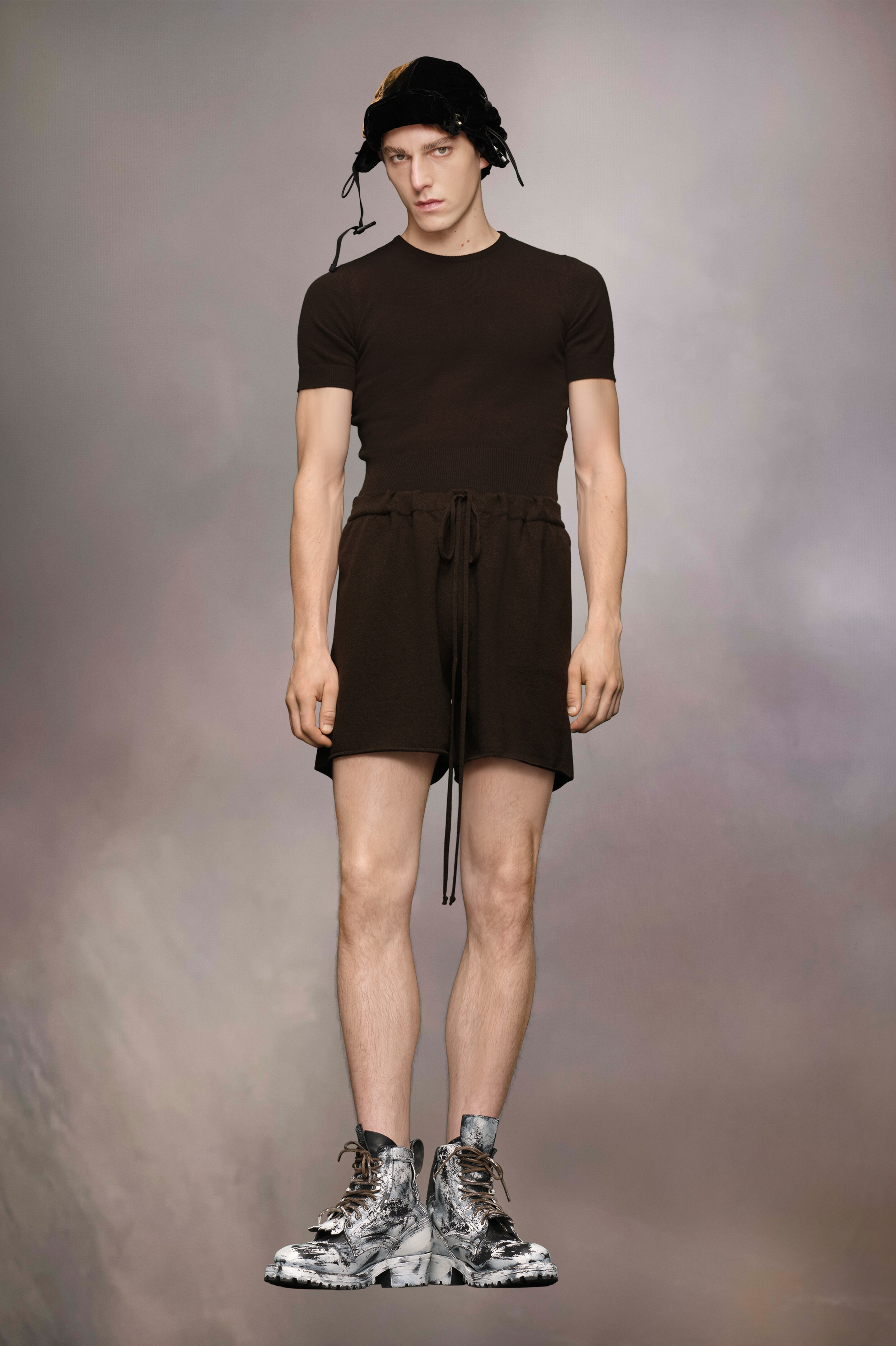 Cashmere knit shorts - 3