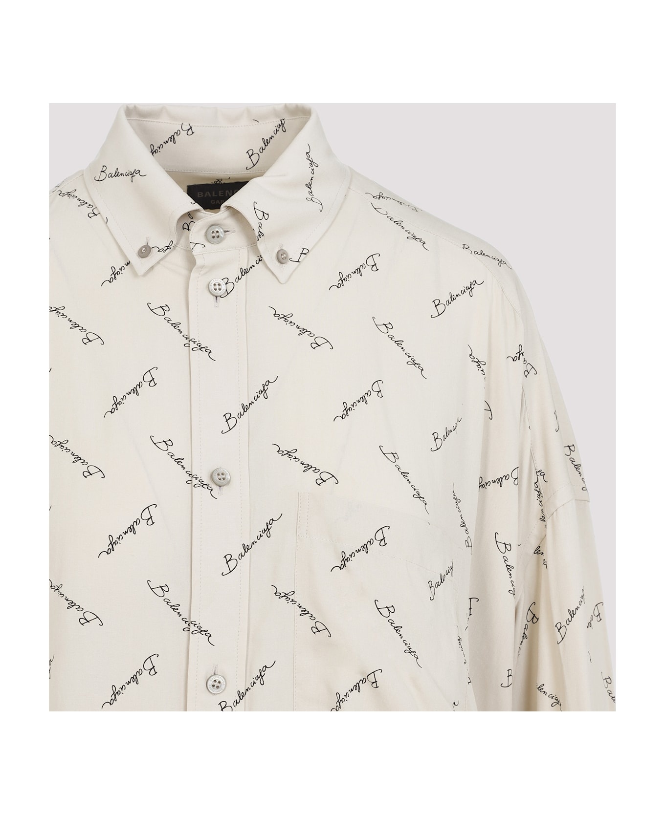 Long Sleeves Cocoon Shirt - 5