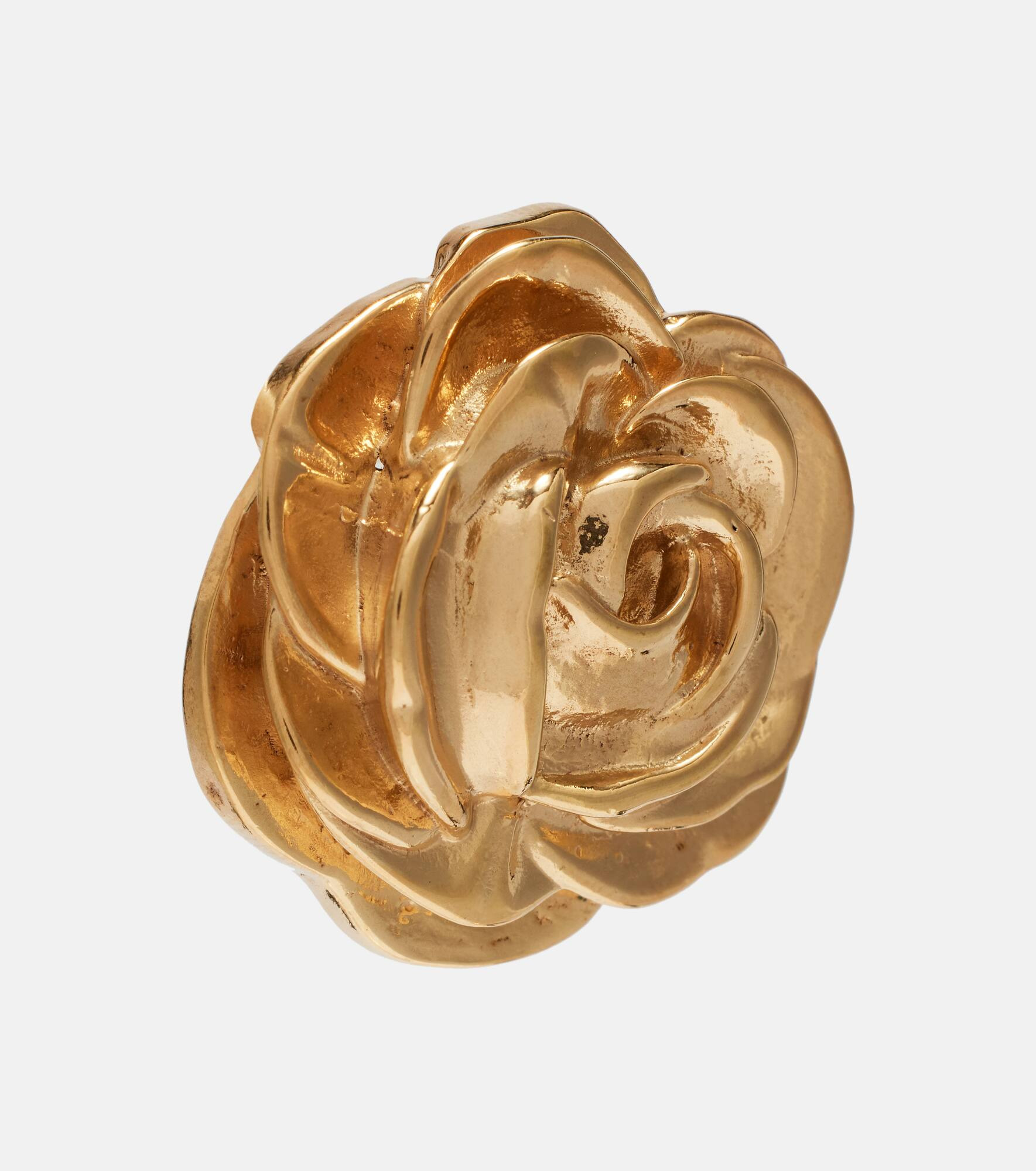 Rose gold-plated earrings - 2