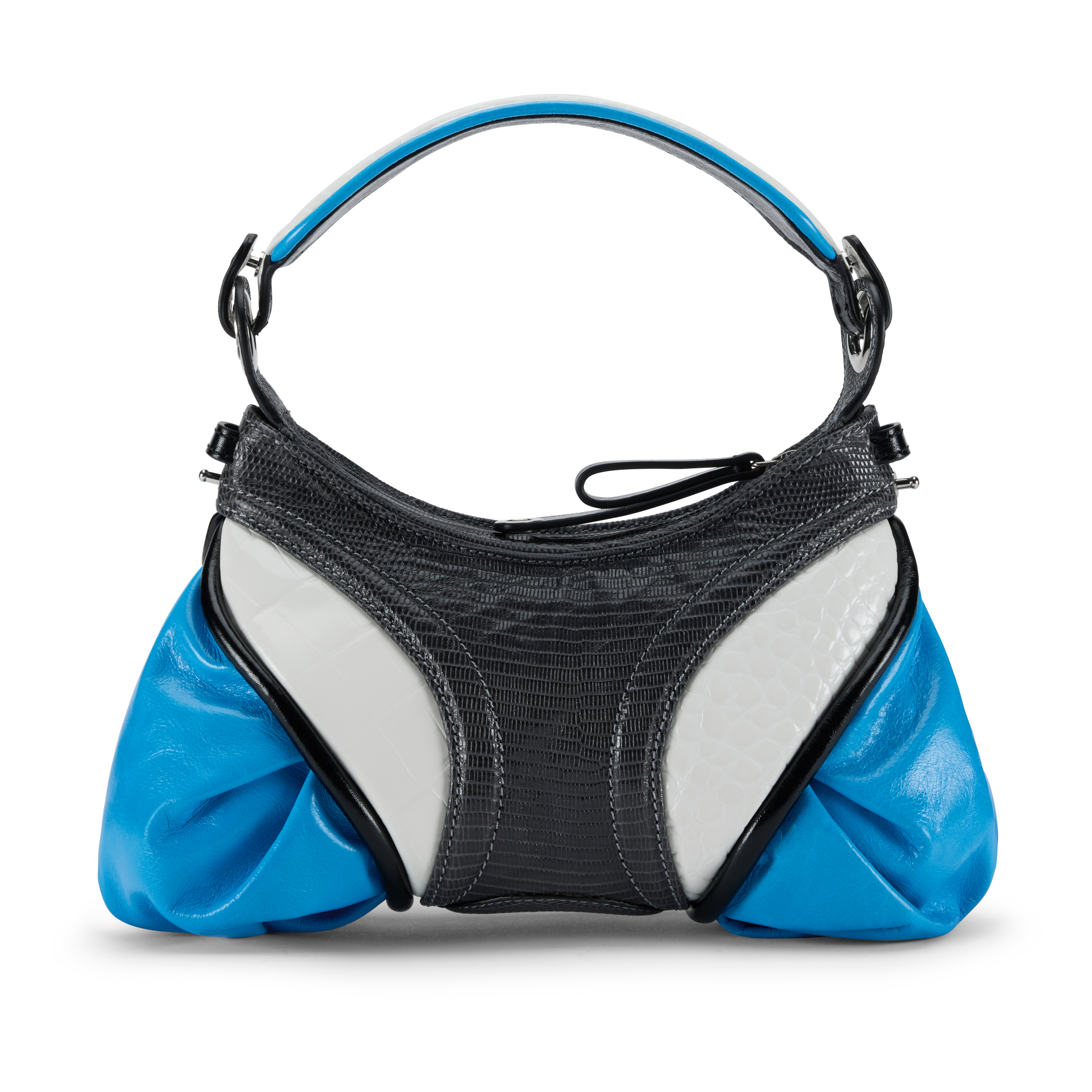 Lizard Printed Leather Futura Mini Handbag - 3
