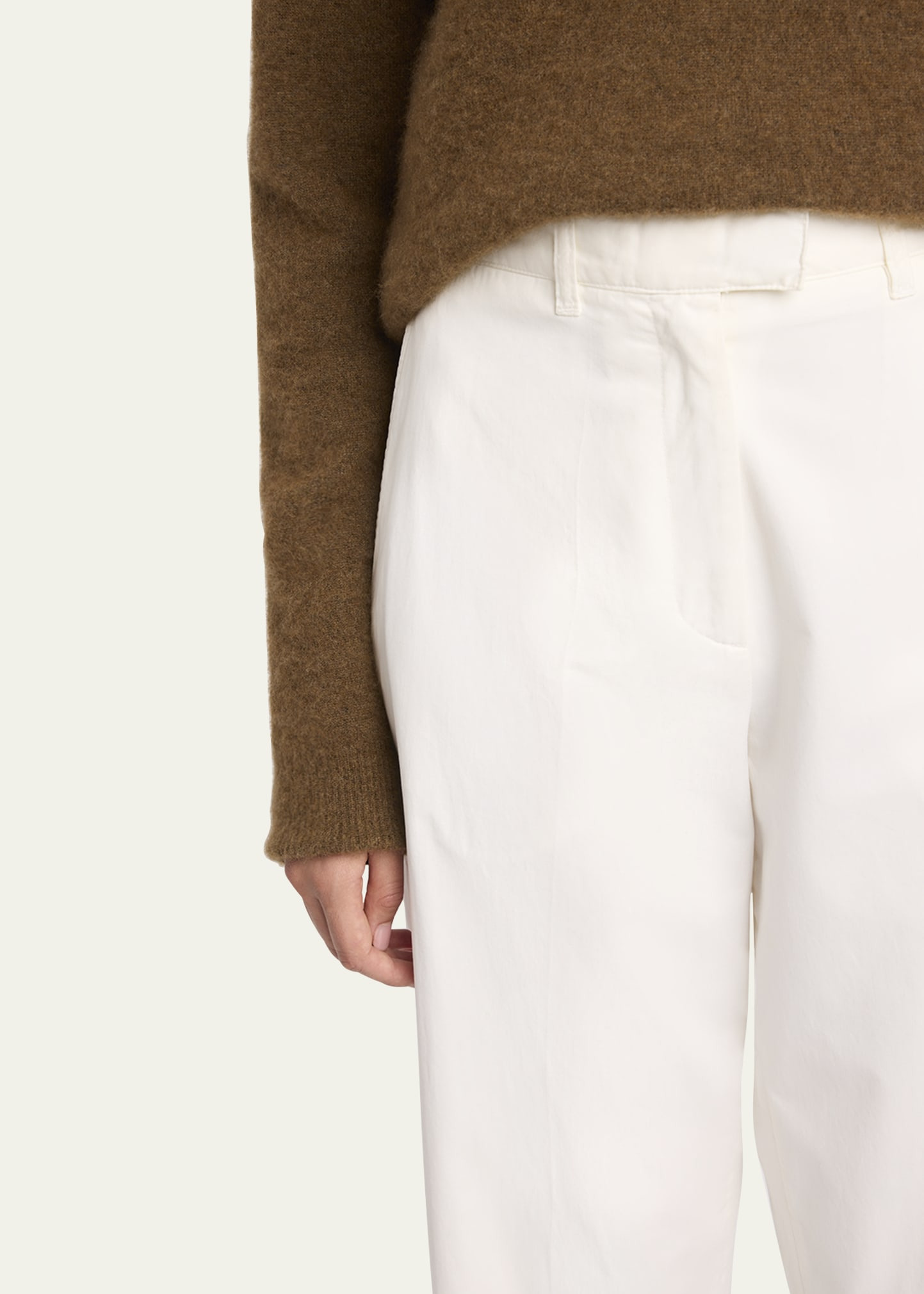 Neriah Cotton-Cashmere Straight-Leg Pants - 5