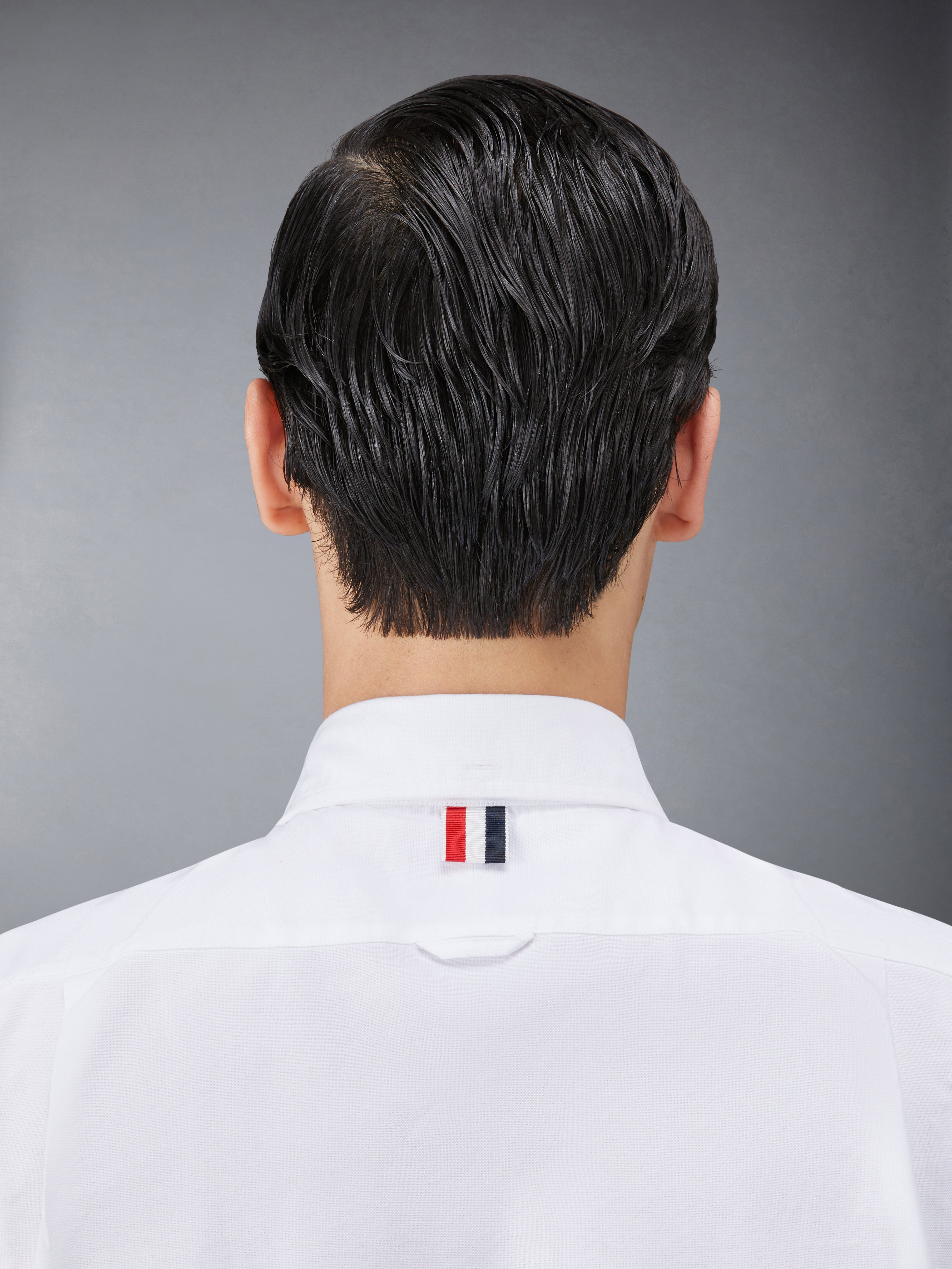 CLASSIC SHIRT W/ GG ARMBANDS IN OXFORD - 7