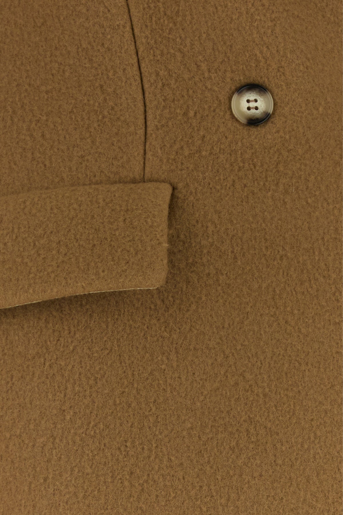 Camel wool blend Ferris coat - 3