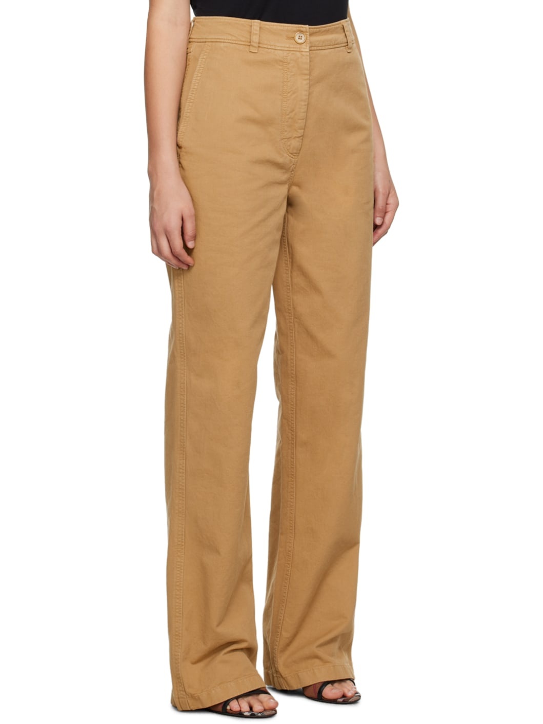 Tan Four-Pocket Trousers - 2
